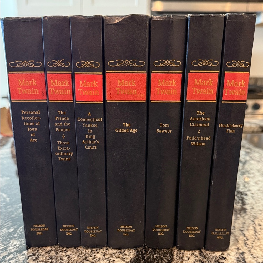 Complete set of Seven Mark Twain classic works